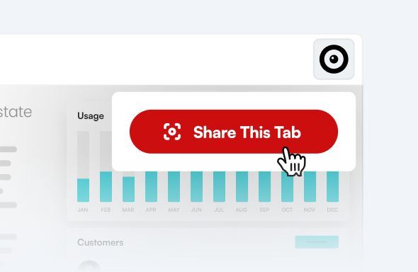Show them your browser tab in seconds