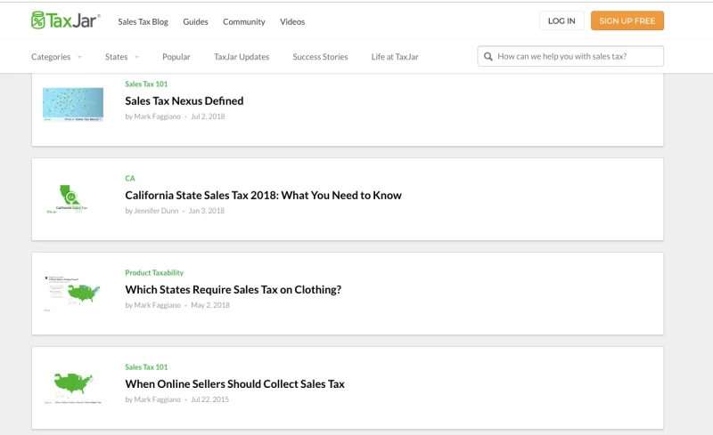 Taxjar go-to-market strategy